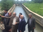 بازدید مهندس حاج رسولی ها از پروژه های آب منطقه ای در مازندران