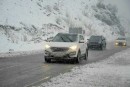 بارش برف در ارتفاعات مازندران/ پیش‌بینی ترافیک فوق سنگین در محورهای مازندران